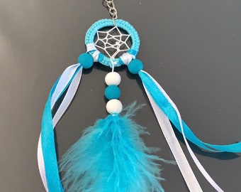 Porte clé Attrape rêve, dreamcatcher fait main