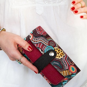 Woman Wallet, Vegan Wallet, Wallet For Women, Gift For Vegan, Vegan Gift, Womens Purse, Fabric Wallet, Gift For Her, Vegetarian Gift, Purse