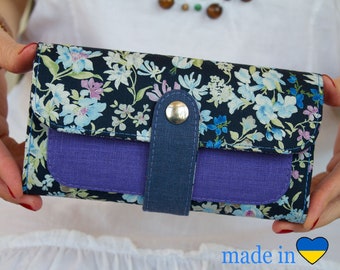 Woman Wallet, Vegan Gift, Vegan Wallet, Mother&#39;s Day Gift, Vegan Purse, Wallet For Women, Women Purse, Clutch Wallet, Women Gift, Mom Gift