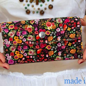 Cartera mujer, Cartera vegana, Cartera para mujer, Regalo para vegano, Regalo vegano, Monedero mujer, Cartera de tela, Regalo para ella, Regalo vegetariano, Monedero