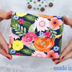 Cartera pequeña para mujer, Cartera vegana, Mini cartera, Mini embrague, Mini cartera para mujer, Cartera pequeña para mujer, Mini monedero, Regalo vegano, Monedero