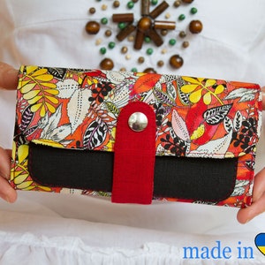 Women's Wallet, Vegan Wallet, Gift For Mom, Wallet For Women, Vegan Gift, Fabric Wallet, Womens Gift, Gift For Women, Purse, Birthday Gift