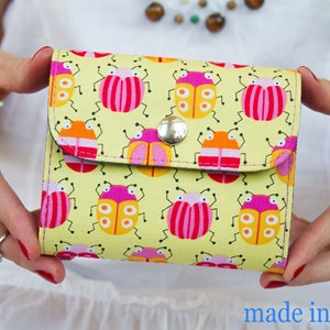 Small Women Wallet, Vegan Wallet, Mother Day Gift, Mini Wallet Woman, Wallet For Women, Mini Purse, Fabric Wallet, Wallet Women, Vegan Purse