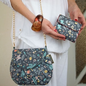 Vegane Handtasche, Stoff Geldbörse, Damenhandtasche, Geldbörse für Frauen, Designer-Handtasche, Geschenk für Frauen, natürliche Handtasche, handgemachte Geldbörse, Handtasche