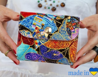 Small Women's Wallet, Vegan Wallet, Mini Wallet, Mini Clutch, Womens Mini Wallet, Small Wallet For Women, Mini Purse, Vegan Gift, Purse
