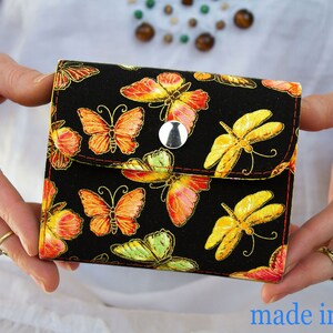 Cartera pequeña para mujer, Cartera vegana, Mini cartera, Mini embrague, Mini cartera para mujer, Cartera pequeña para mujer, Mini monedero, Regalo vegano, Monedero