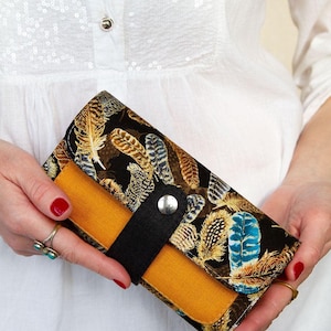 Cartera de mujer, Cartera vegana, Cartera para mujer, Regalo para veganos, Regalo vegano, Monedero de mujer, Cartera de tela, Regalo para ella, Regalo vegetariano, Monedero