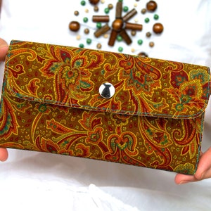 Women's Wallet, Vegan Wallet, Gift For Mom, Wallet For Women, Vegan Gift, Fabric Wallet, Womens Gift, Gift For Women, Purse, Birthday Gift