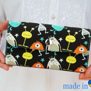 Cartera de mujer, cartera vegana, regalo para mamá, cartera para mujer, regalo vegano, cartera de tela, regalo para mujer, regalo para mujer, monedero, regalo de cumpleaños
