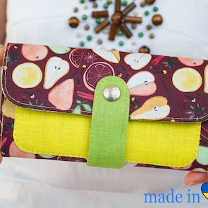 Women's Wallet, Vegan Wallet, Gift For Mom, Wallet For Women, Vegan Gift, Fabric Wallet, Womens Gift, Gift For Women, Purse, Birthday Gift