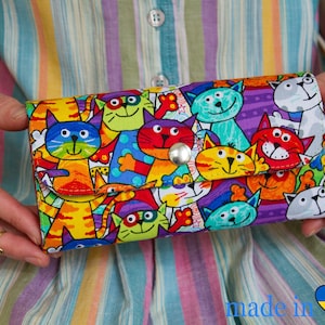 Cartera de mujer con forma de gato, cartera vegana con forma de gato, regalo para mamá, cartera para mujer, regalo vegano, cartera con forma de gato, regalo para mujer, regalo para mujer, gatos