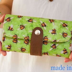Women's Wallet, Vegan Wallet, Gift For Mom, Wallet For Women, Vegan Gift, Fabric Wallet, Womens Gift, Gift For Women, Purse, Birthday Gift