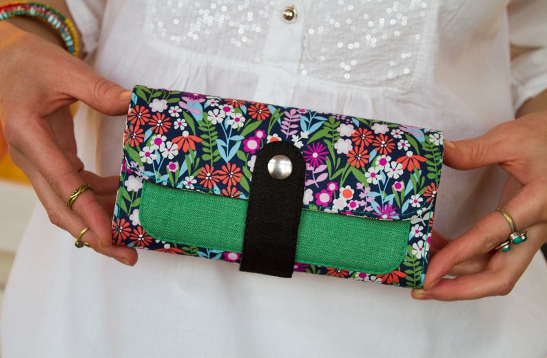 Woman Wallet Vegan Wallet Wallet For Women Womens Clutch Etsy