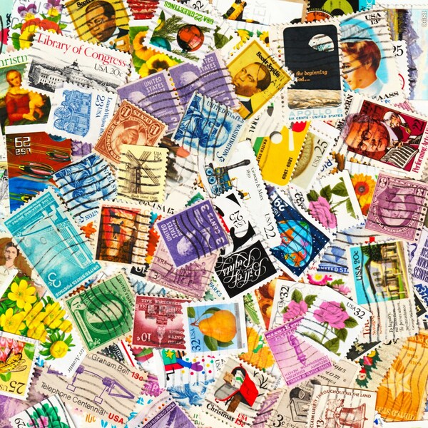 Us Stamp Lot Etsy