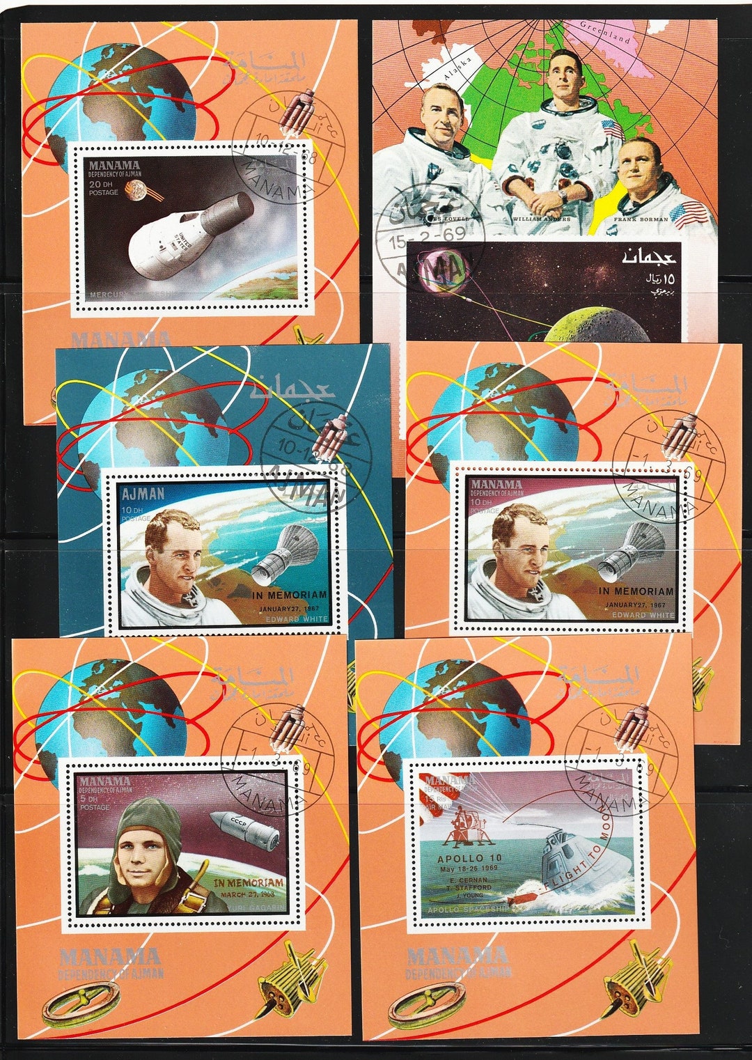 astronauts-6-souvenir-sheets-space-capsule-flight-to-the-moon-etsy