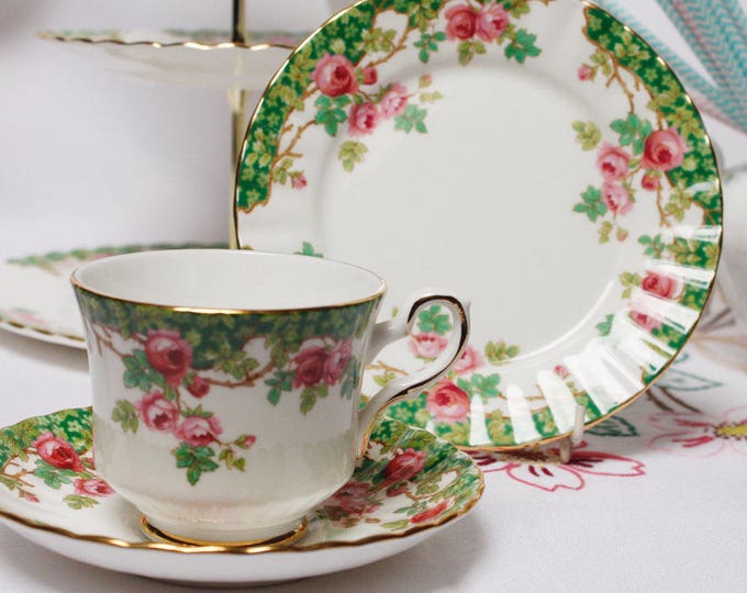 Royal Stafford Bone China Tea Set Ye Olde English Garden Tea Cup