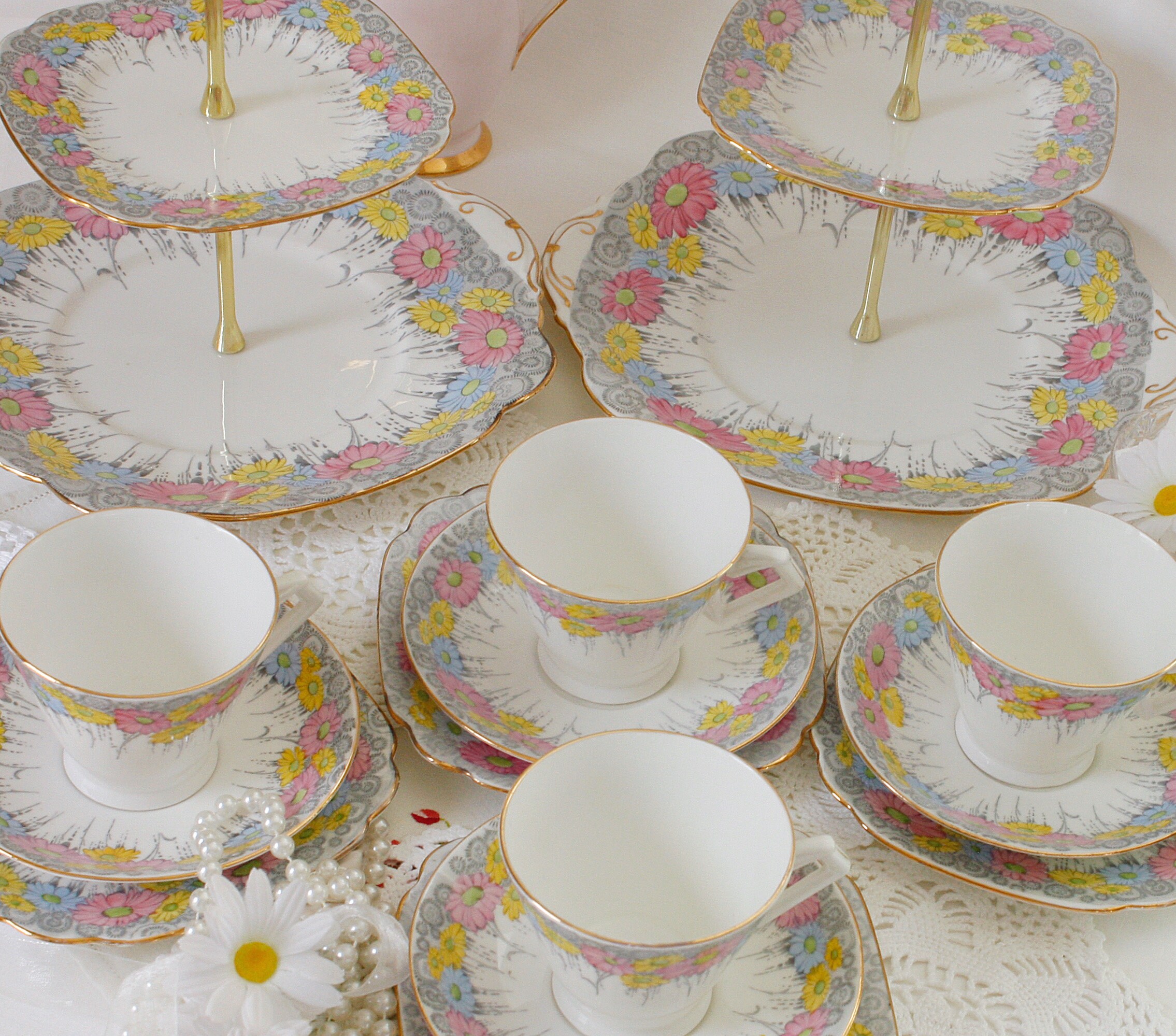 The Prettiest English Tea Set Lawleys Regent Street London Etsy