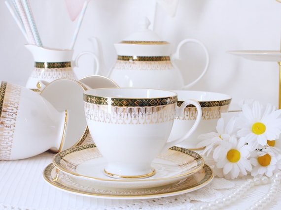 Royal Grafton English Tea Set Vintage Tea Set by Royal Grafton