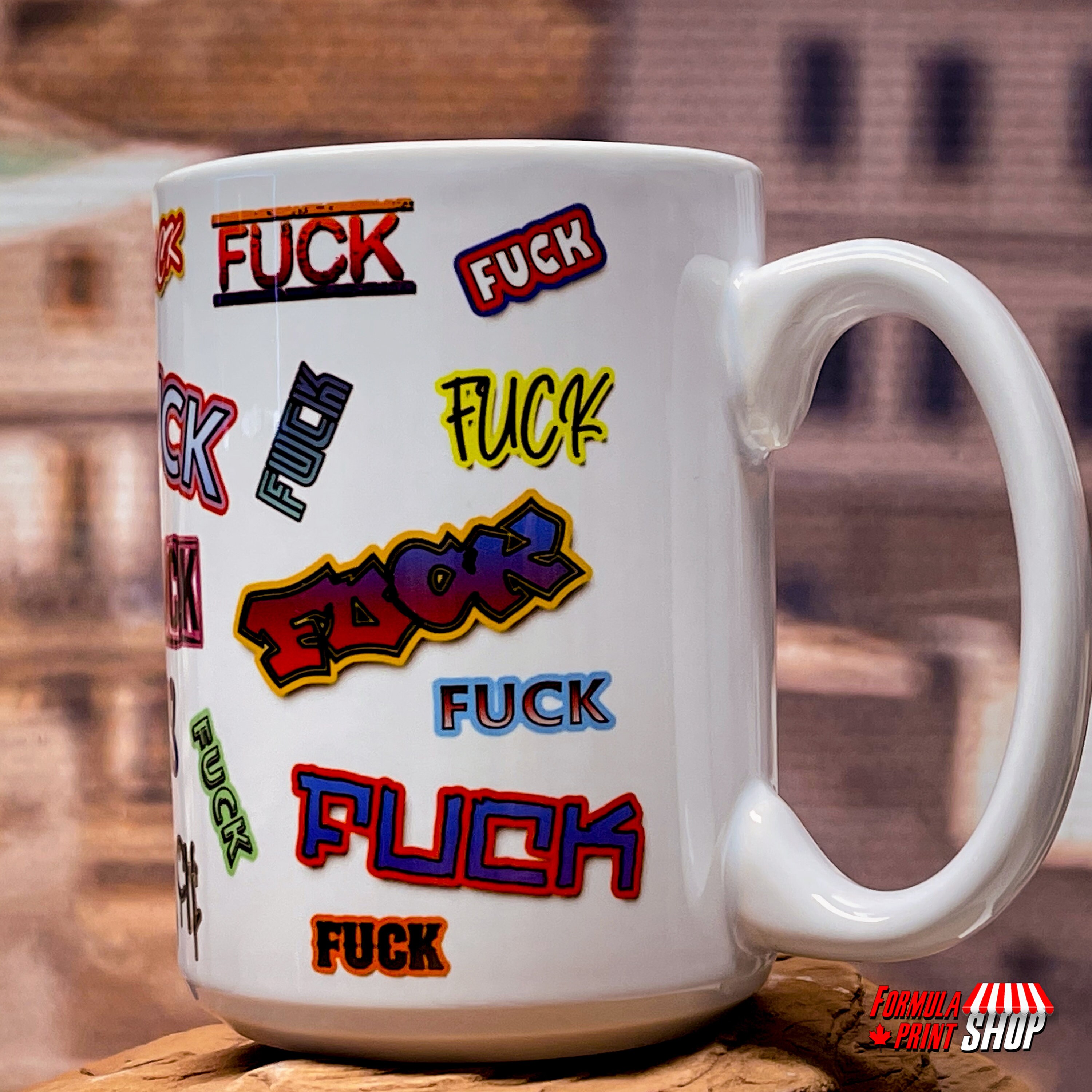 Fuck Mug Funny Coffee Mug Gag Gift Fuck Coffee Cup Etsy