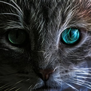 Mystical Kitty -Digital Image Download for personal use.