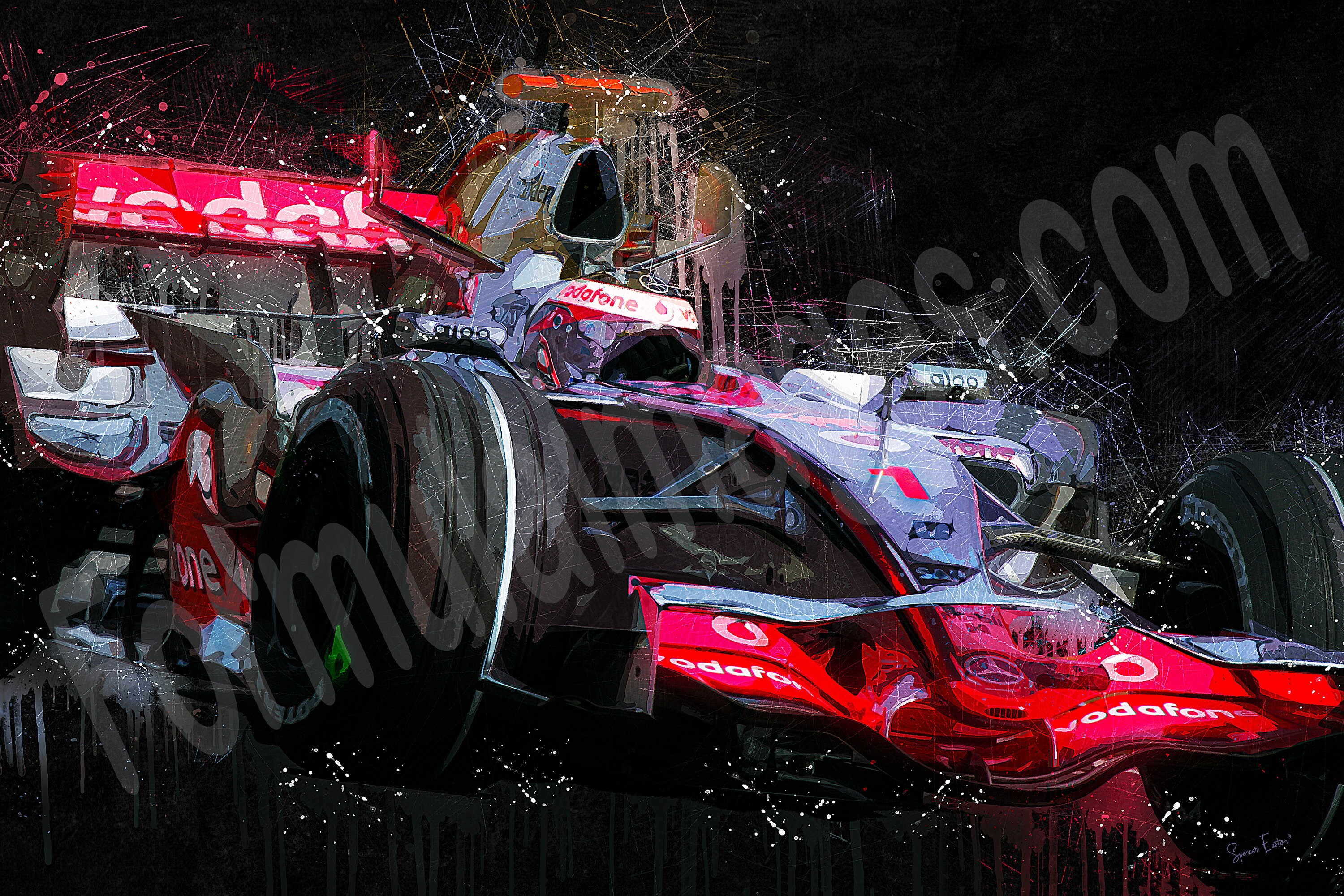 F1 Driver Fernando Alonso, Mclaren Formula One Team. High