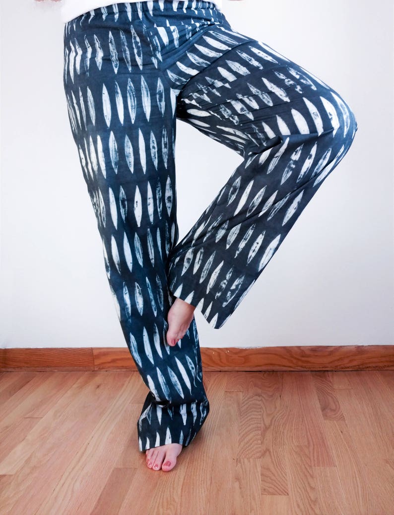 Women's Extra Tall Pajama Pants Extra Long Pj Pants Deep Etsy