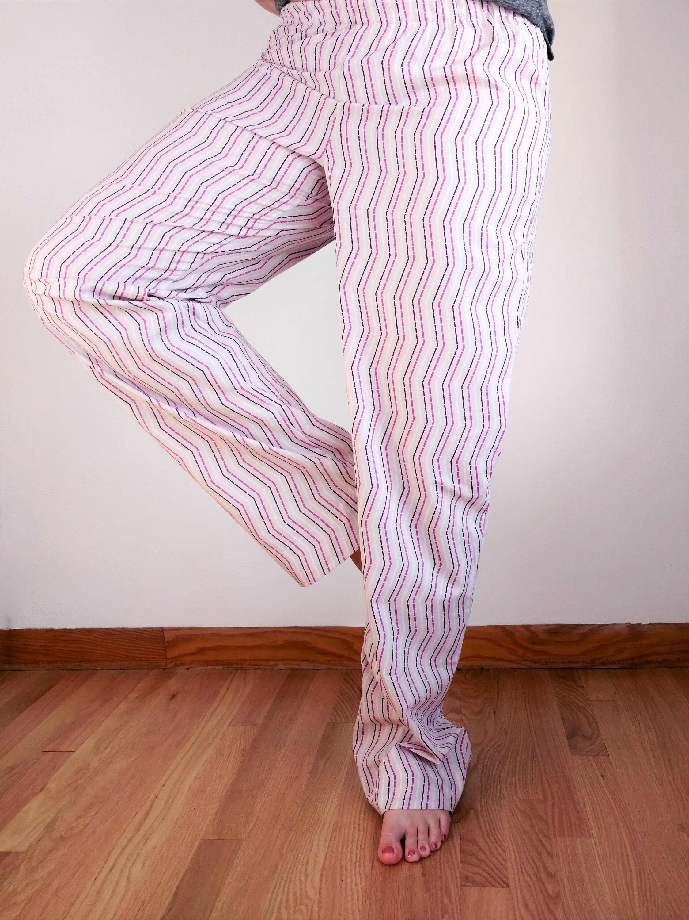 Women's Extra Tall Pajama Pants Extra Long Pj Pants Lilac Pjs Stitch