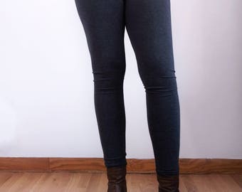 Women's Charcoal Grey Extra Tall Leggings Extra Long 37 Inseam Basic Cotton  Spandex Leggings -  Hong Kong