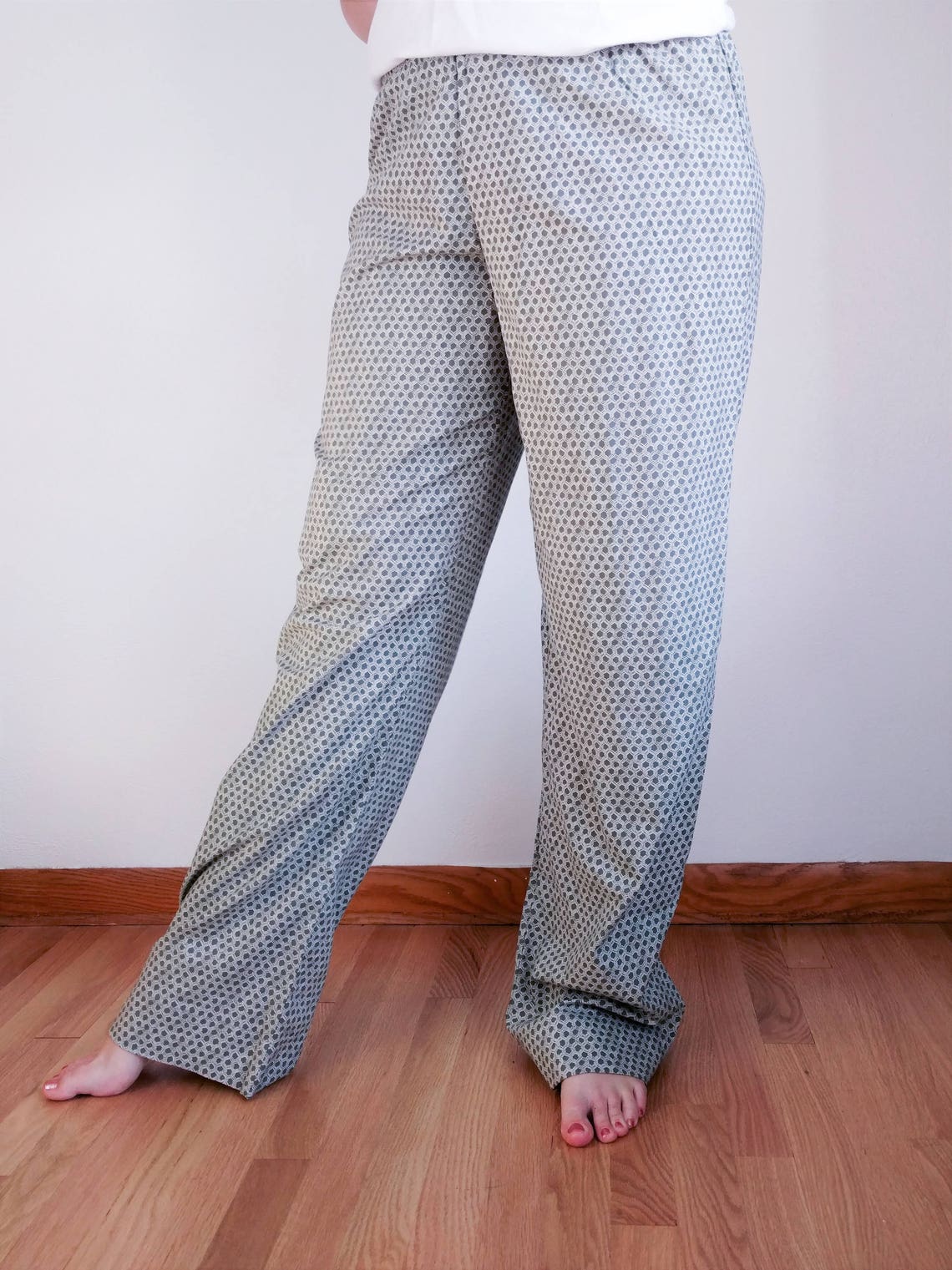 Women's Extra Tall Pajama Pants Extra Long Nautical Rope Etsy UK