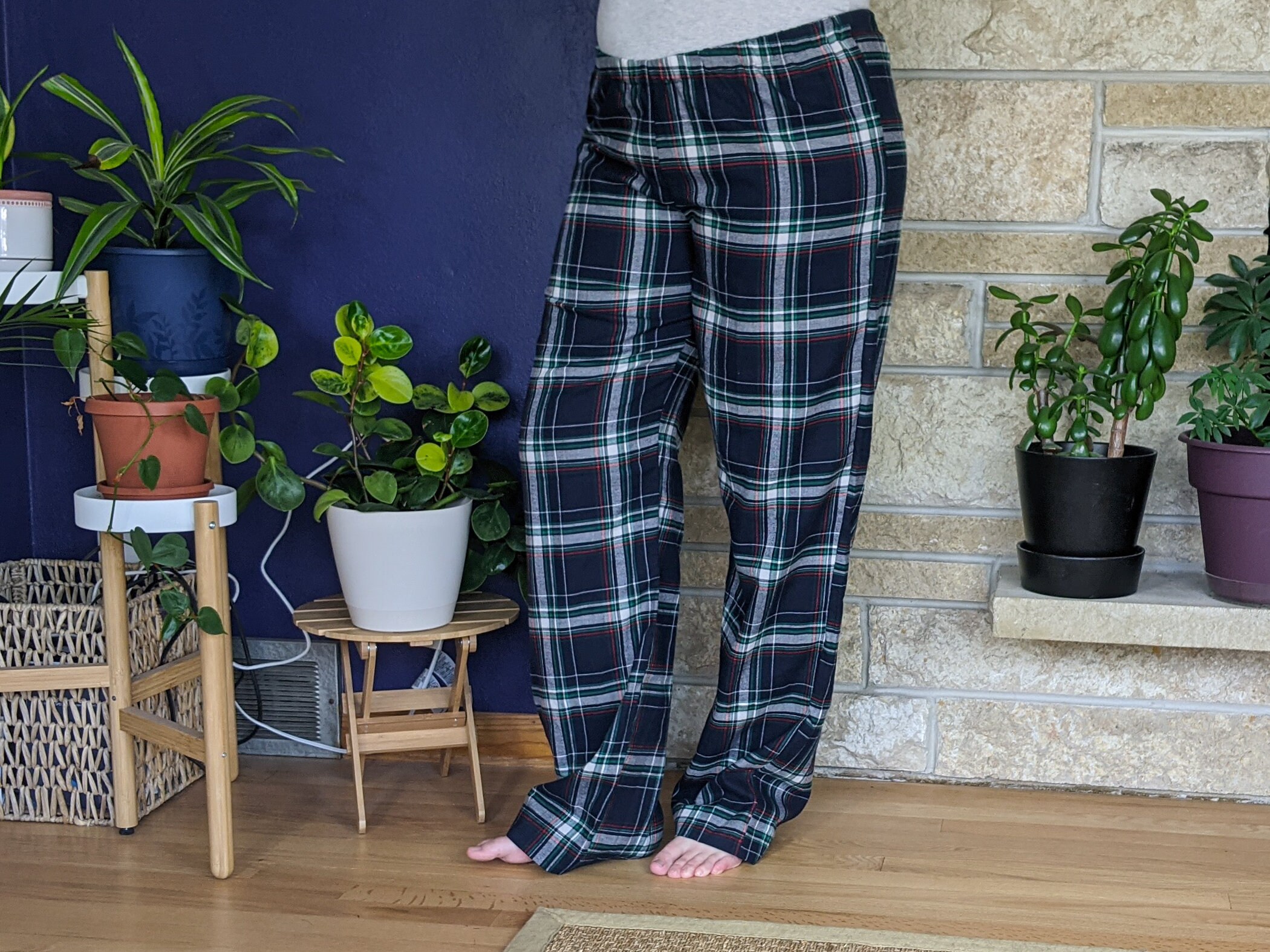 lichten Leraren dag heelal Dames extra lange flanellen pyjamabroek extra lange pj broek - Etsy  Nederland