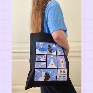 Space tote bag