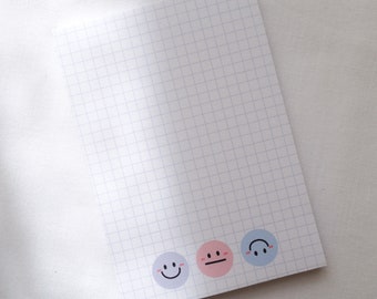 Notepad with smiley - mood