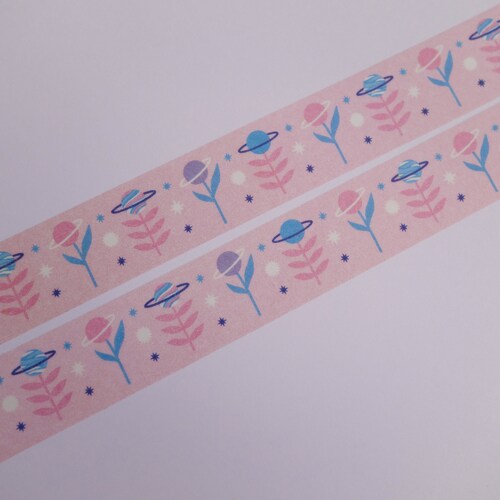 Cosmic Washi Tape Masking Tape Galaxy Space Planets - Etsy