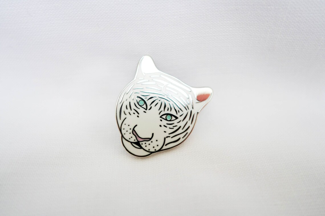 Tiger Pin Tiger Brooch Hard Enamel Pins Space Galaxy - Etsy