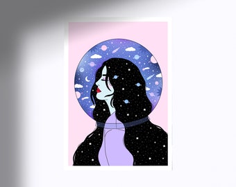 Pôster &quot;Estar na sua bolha&quot; - A4