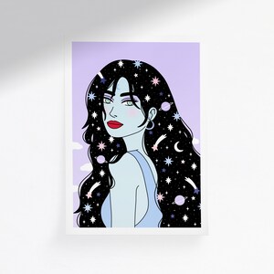 Affiche La femme cosmique - A3