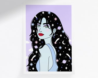 The cosmic woman - A3 poster