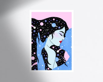 Cosmic affection - A5 poster
