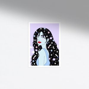 Carte La femme cosmique - A6