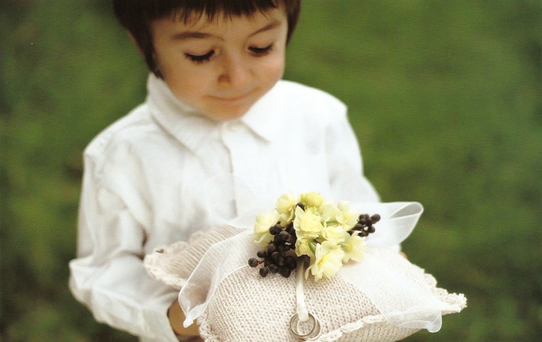 Vintage Knitting Pattern Knit Ring Cushion PDF File Instructions ...