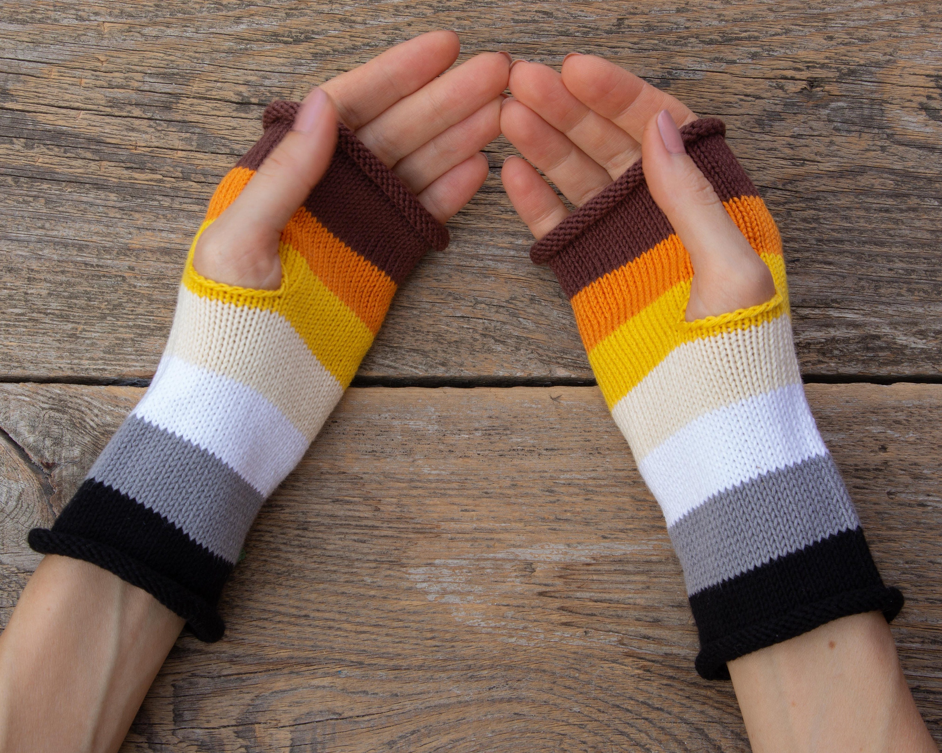 Cotton fingerless mittens knit cotton gloves women knit gloves | Etsy