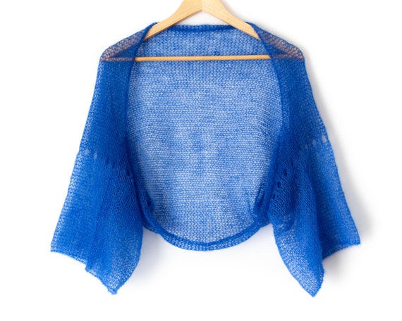 Cobalt blue shrug sale
