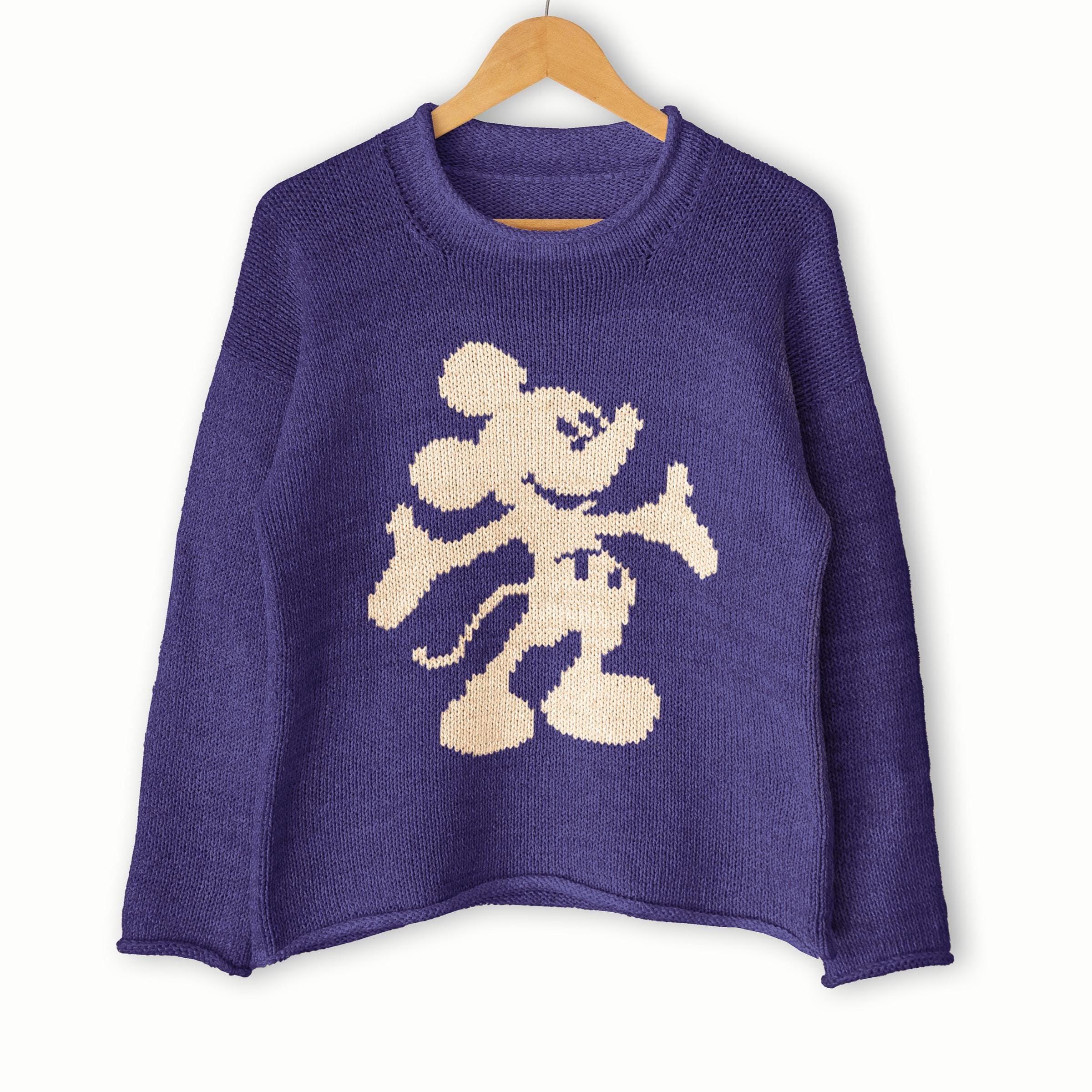 Mickey Mouse Sweater Knitting Pattern - Etsy