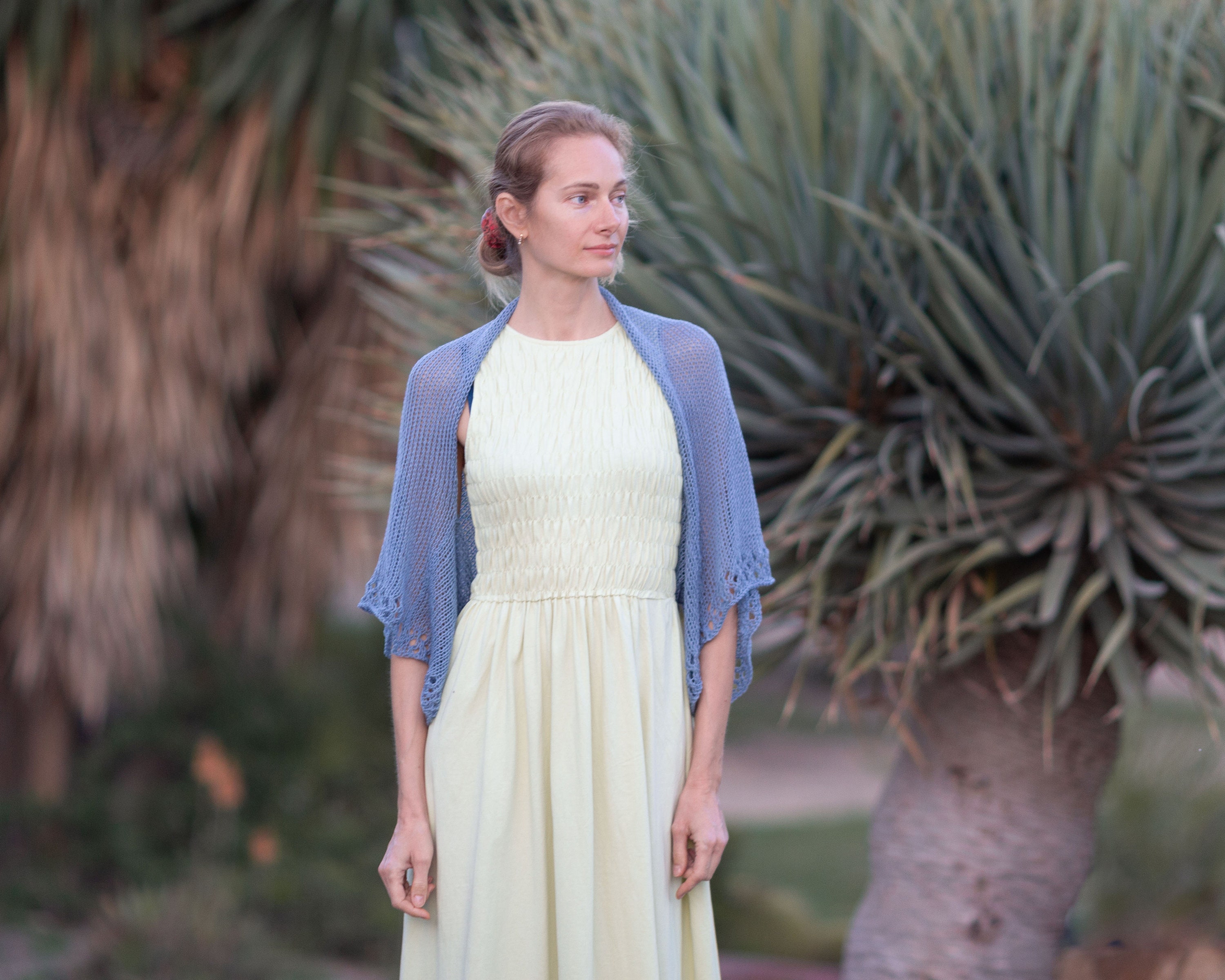 ワンピース ETMON Strap Bolero Cardigan, Light Green S251162~HAP~PRODUCT_01.jpg