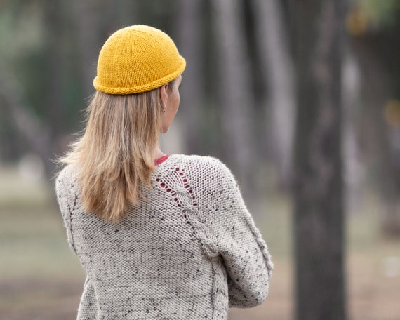 crochet short beanie