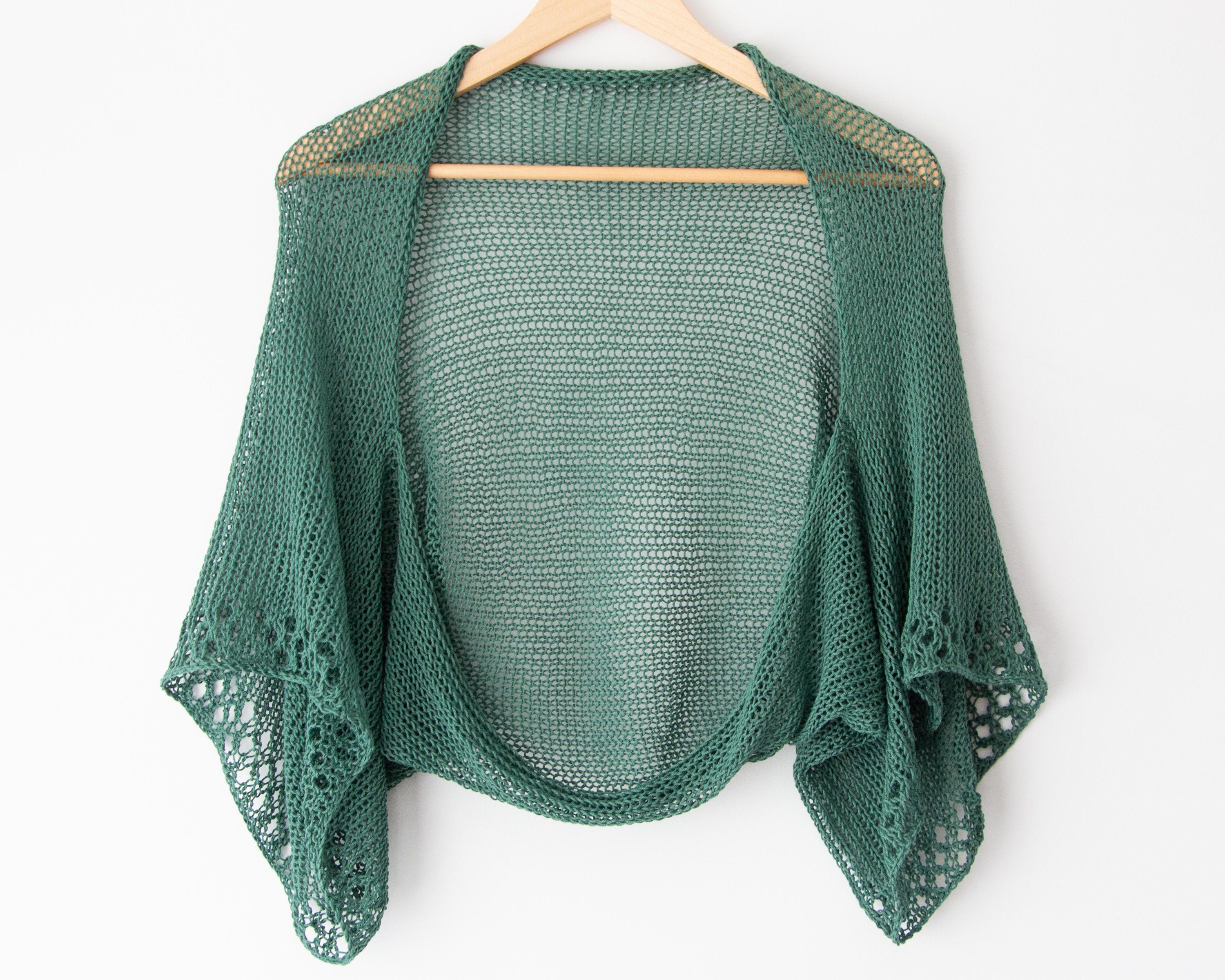 Damen Kimono Jacke – Leichte Strickjacke Offen, 3/4-Ärmel, Aus Polyester-Baumwolle, Für Büro, Freizeit & Sommerabende