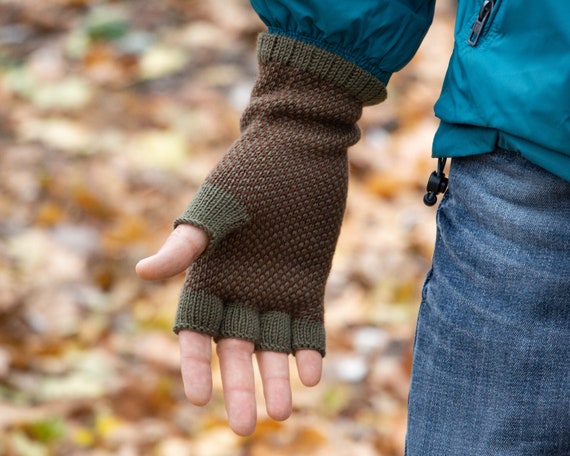 Guantes de lana sin dedos invierno mujeres accesorios - Etsy México