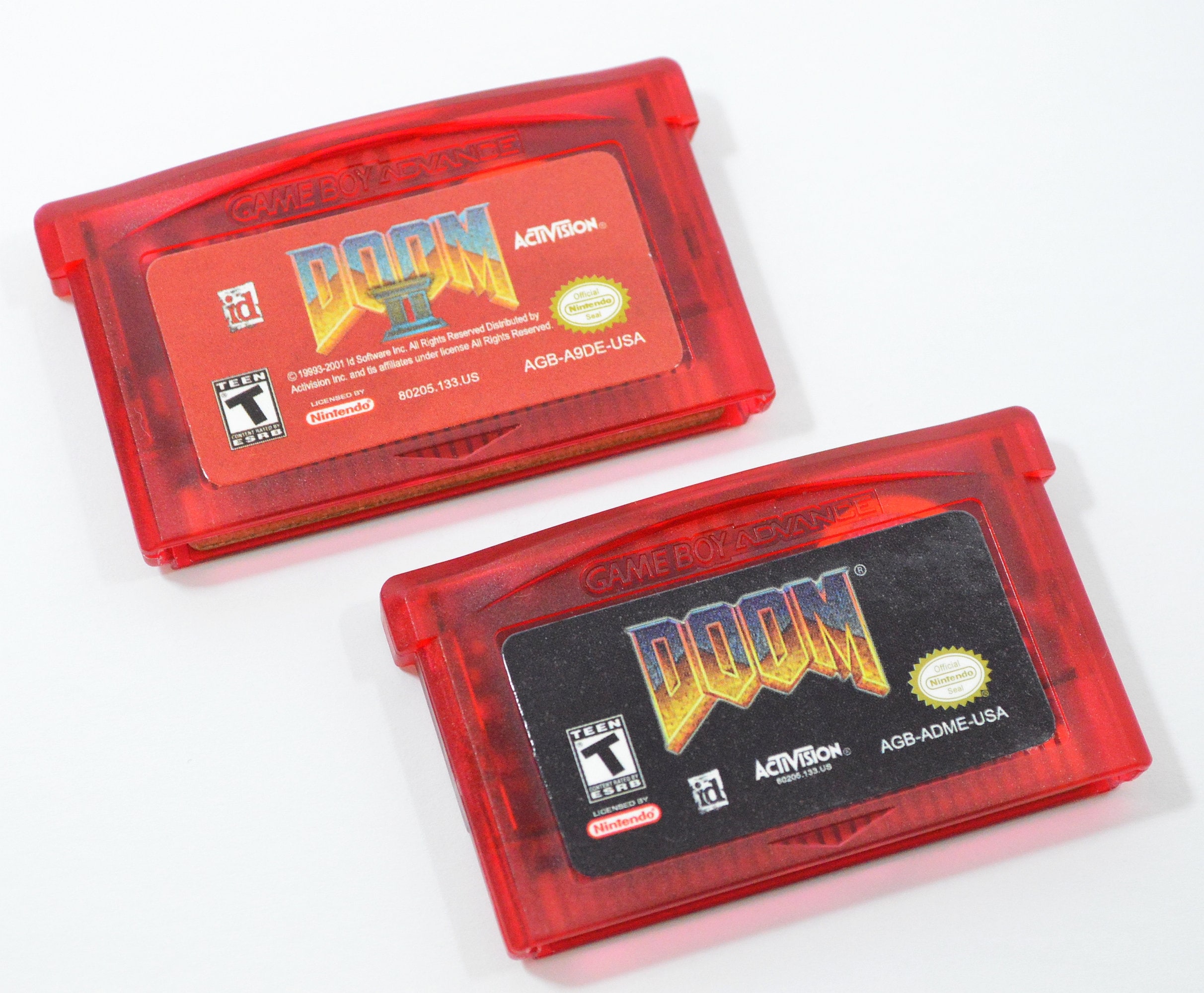 Doom 1 & Doom 2 PC Conversions for GBA Game Boy Advance - Etsy