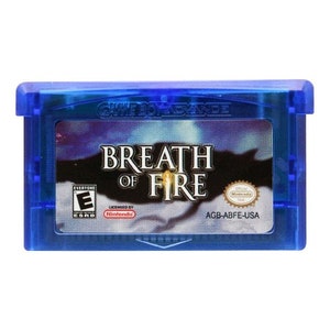Breath of Fire Restored Color and Sound Restoration GBA cartridge for Game Boy Advance
