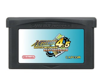 Mega Man Battle Network 4.5 Real Operation English GBA cartridge for Game Boy Advance (All NetNavis and Battlechips unlocked)